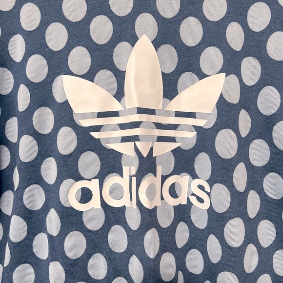 Adidas Originals Polka Dot Trefoil Sweatshirt - Picture 2 of 5